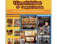 Tablet Screenshot of carrettisiciliani.it
